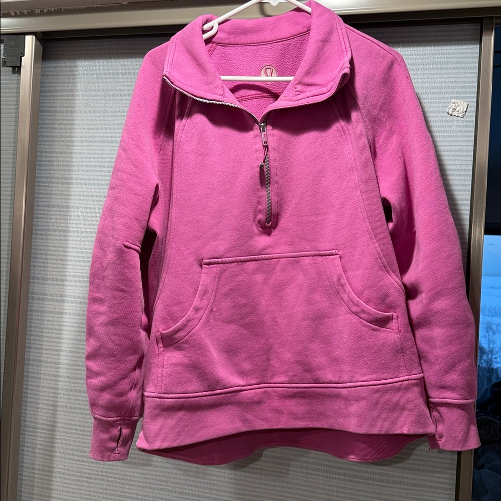 Lululemon Athletica Magenta Half-Zip Pullover
